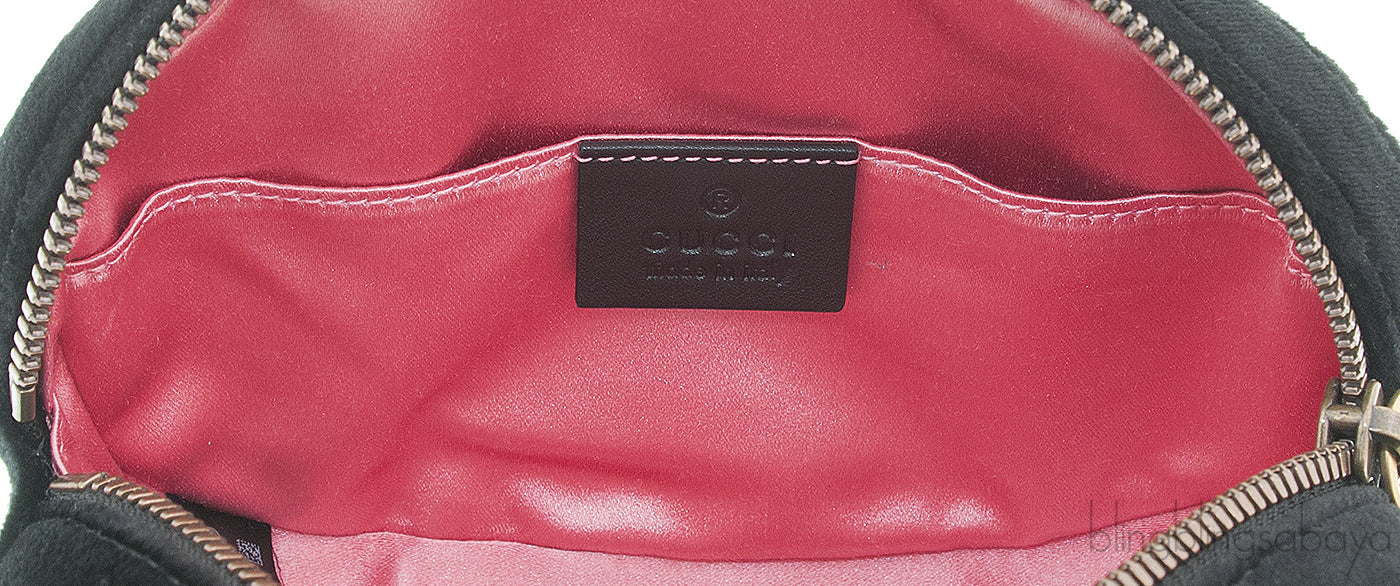 GG Marmont Velvet Belt Bag