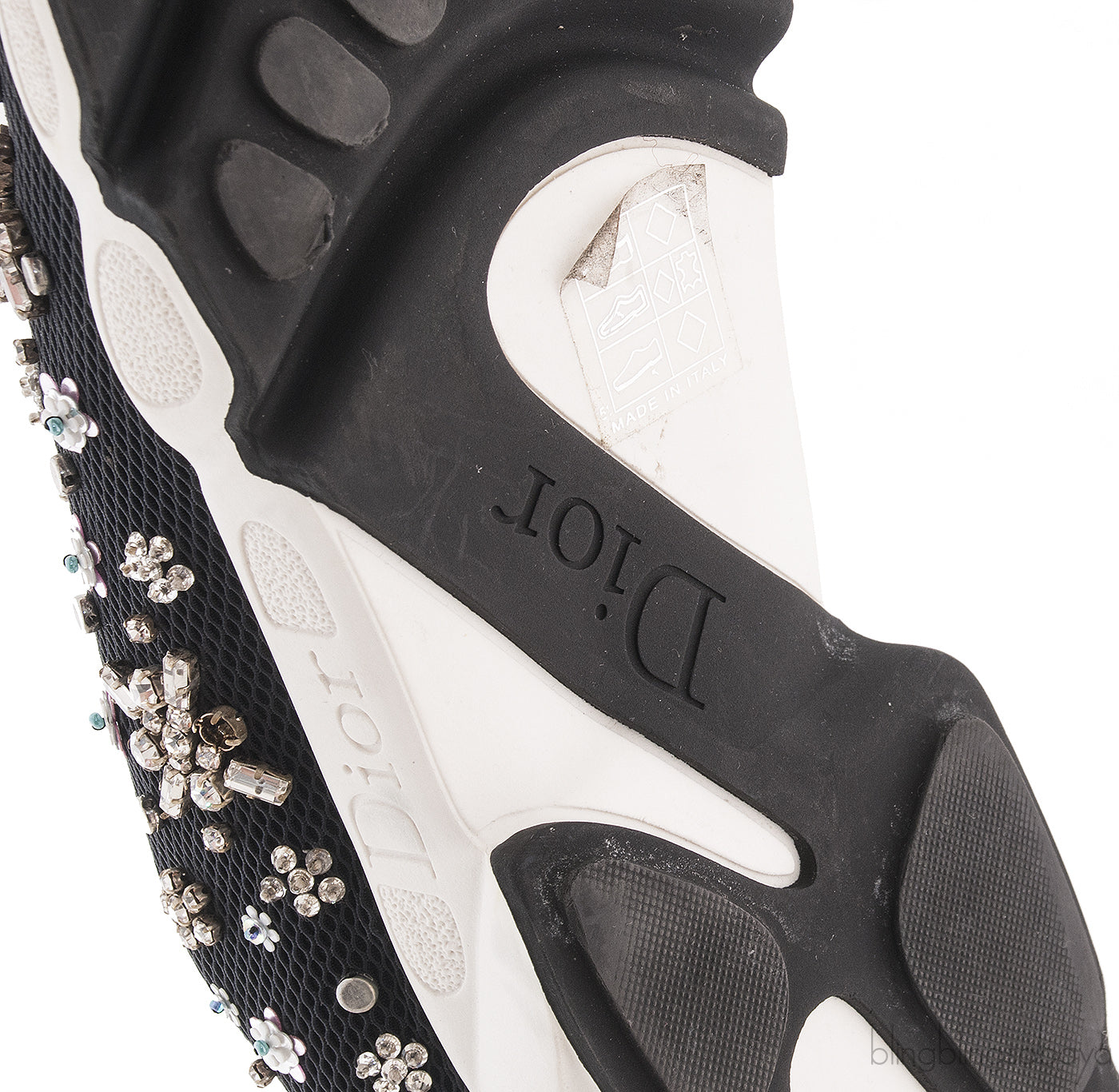 Black Dior Fushion Sneakers