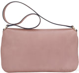 Dusty Pink V Logo Shoulder Bag