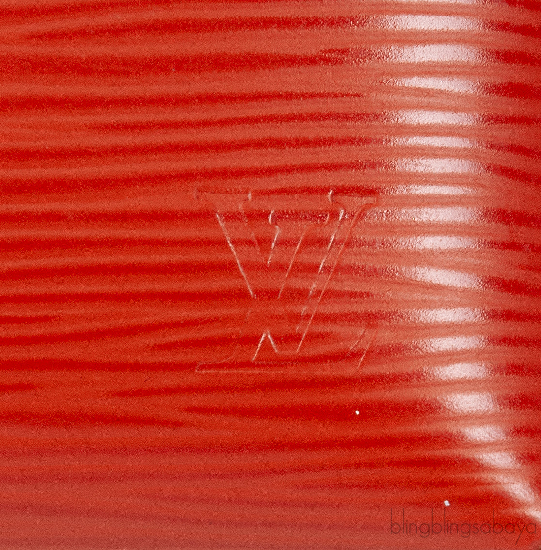 Louis Vuitton Orange Cosmetic Pouch Epi Leather