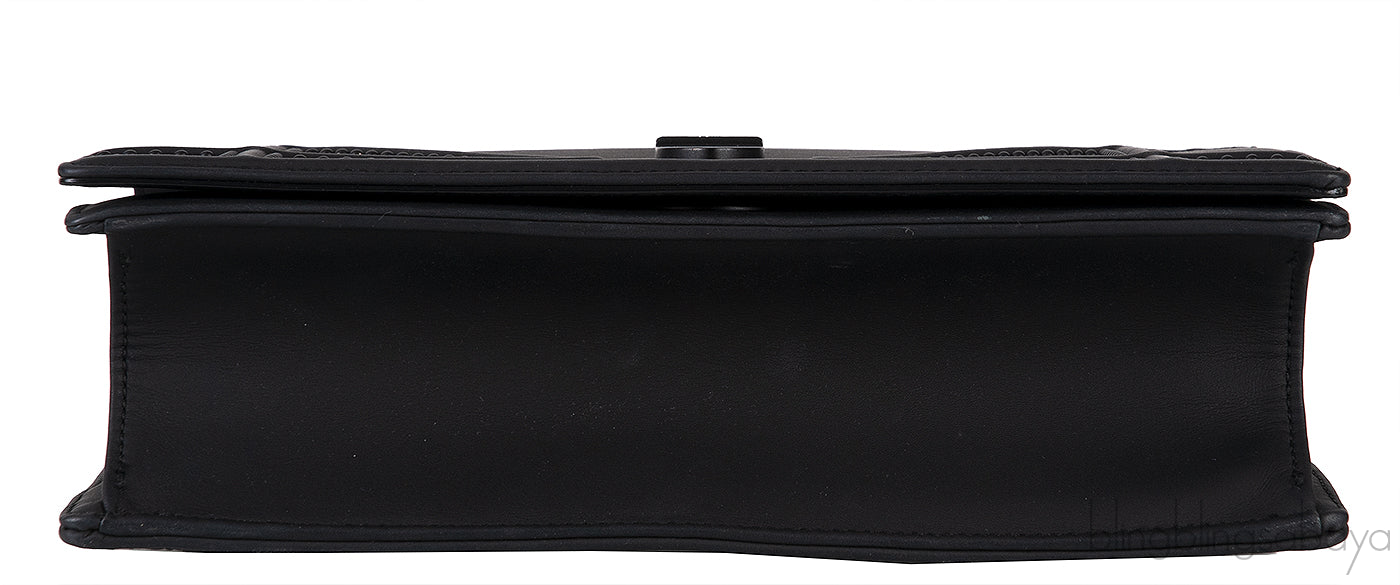 Dior Diorama Black Ultra Matte Medium Shoulder Bag