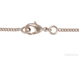 Crystal Pearl CC Pendant Necklace