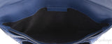 Blue Python Antigona Envelope Clutch