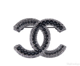 Ruthenium CC Pin Brooch