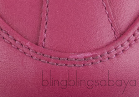 Pink Rhyton Logo Leather Sneaker