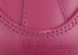 Pink Rhyton Logo Leather Sneaker