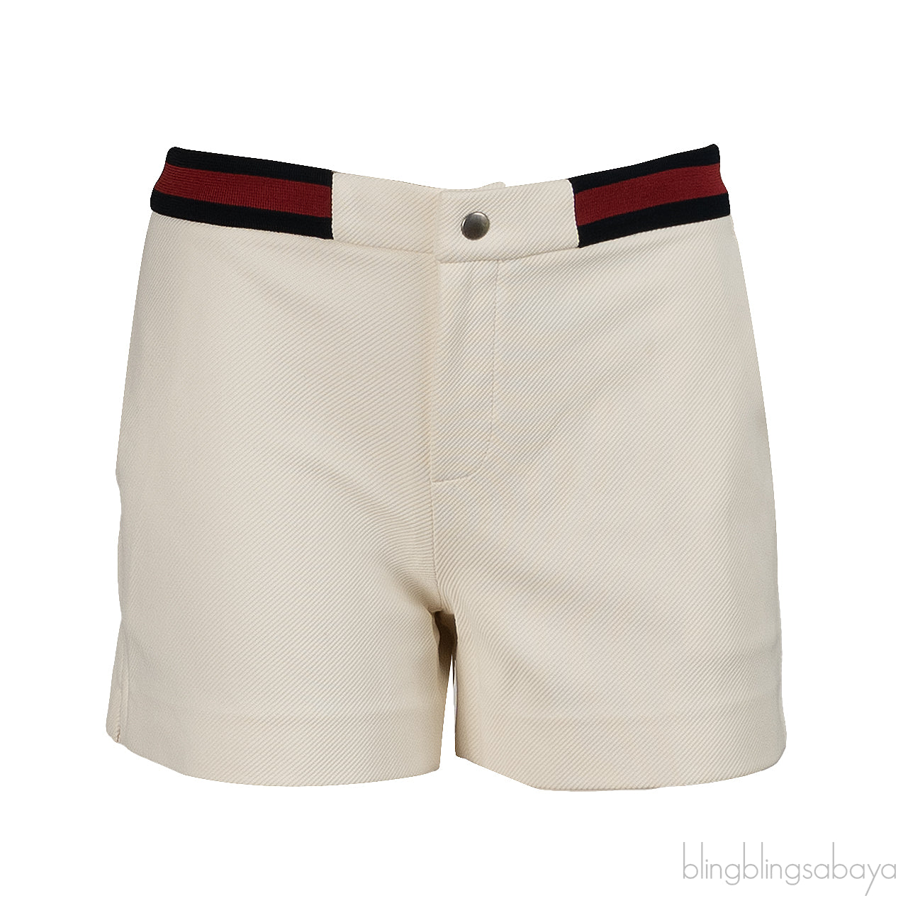 Gucci Cream Contrast Trim Jacket and Shorts