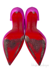Fuchsia Satin Iriza Heels