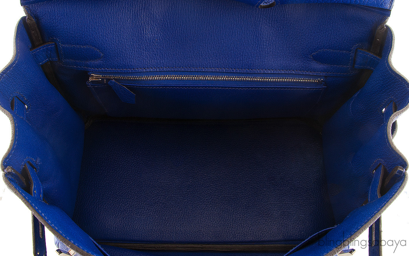 Birkin 30 Blue Electric PHW