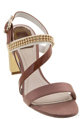 Old Rose Strappy Sandals