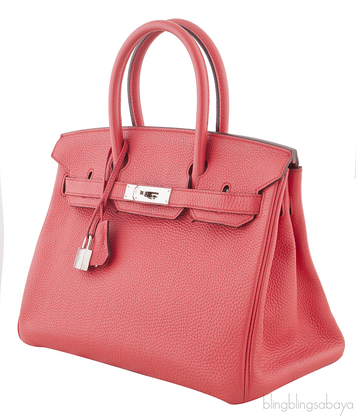 Birkin 30 Togo Rouge Pivoine PHW