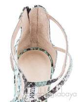 Summit Snake Print Strappy Sandals