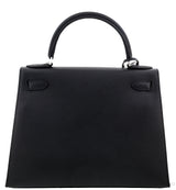 Kelly 28 Sellier Epsom Black PHW