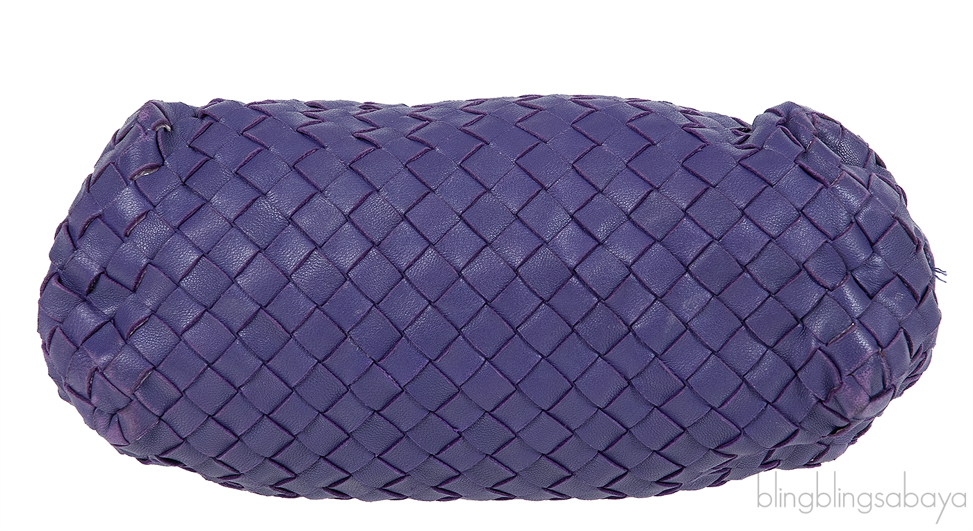 Purple Intrecciato Small Pouch