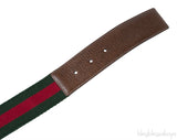 Web Silver Buckle Belt