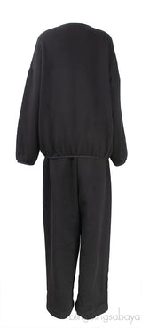 Black Sweatshirt and Baggy Pants