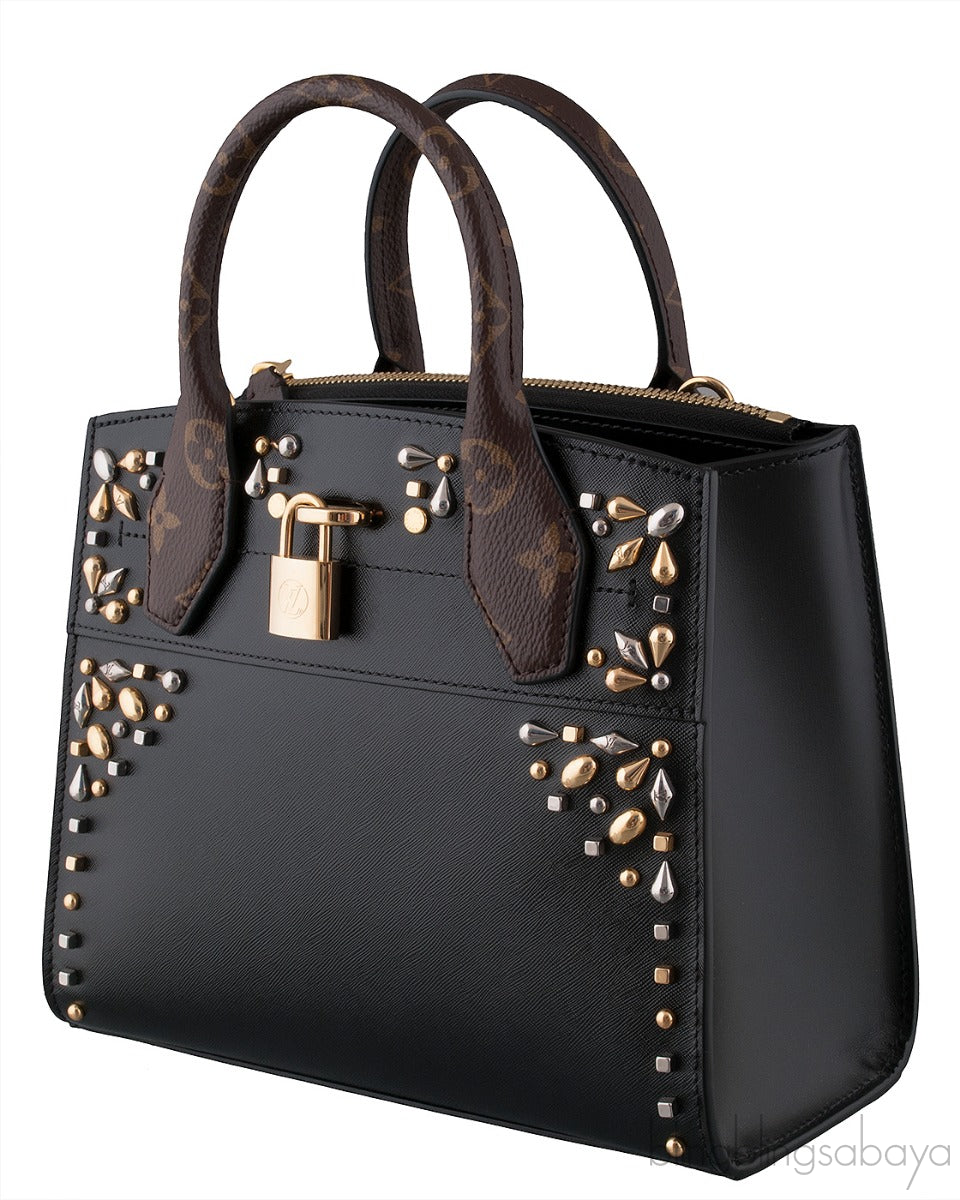 City Steamer Bead Embellished Mini Bag