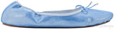 Metallic Blue Ballet Flat
