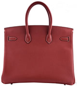 Birkin 35 2tones Brick Orange Epsom
