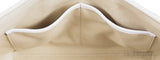 White Candystud Printed Top Handle Bag