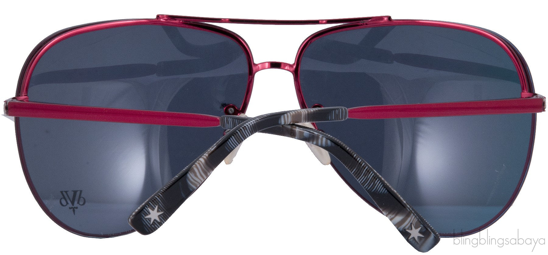 Red Slim Graduated Sunglasses