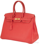 Birkin 35 Capucine Togo GHW