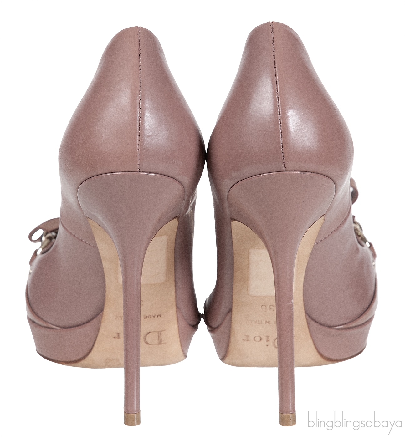 Bow Patent Peep Toe Pump