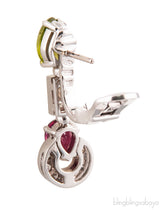 Allegra White Gold Earring