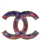 CC Tweed Hologram Pin