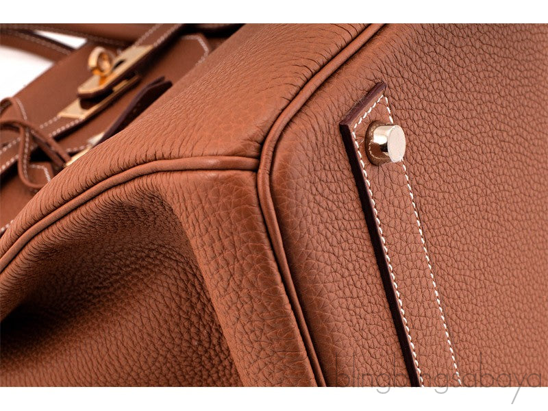 Birkin 40 Gold Taurillon Clem