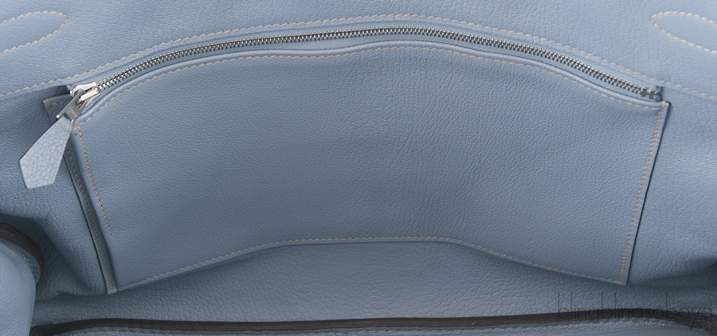 Birkin 35 Blue Lin Togo PHW