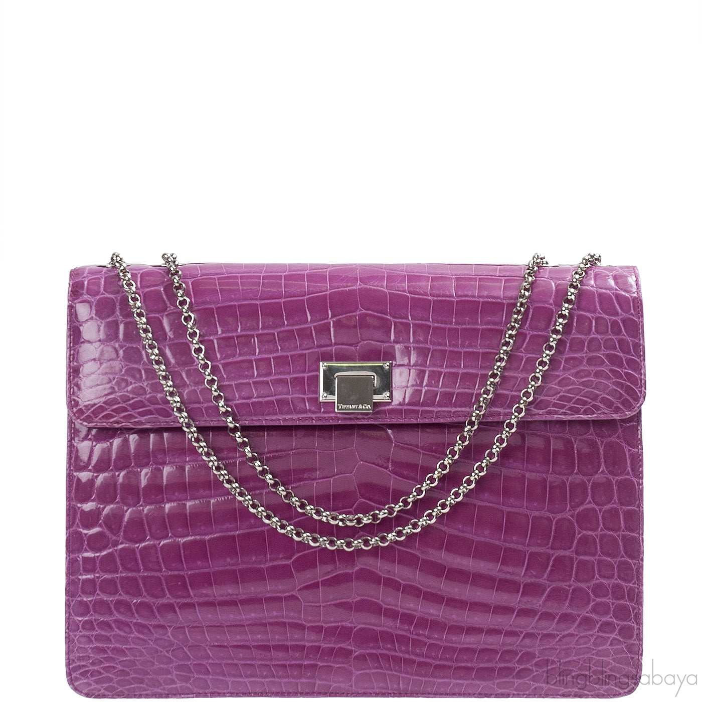 Tiffany & Co.Cornelia Purple Crocodile Lunch Box