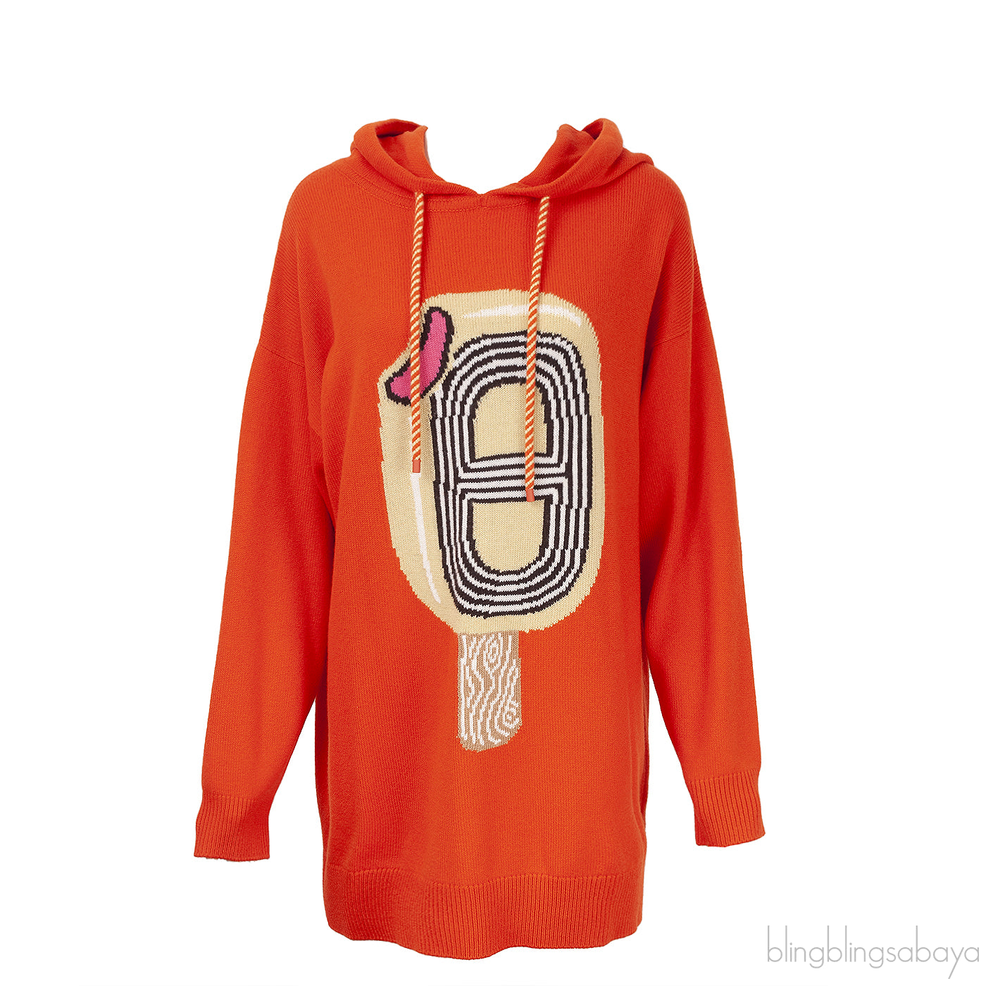 Ice Cream Orange Cashmere Sweatshirt