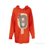Ice Cream Orange Cashmere Sweatshirt