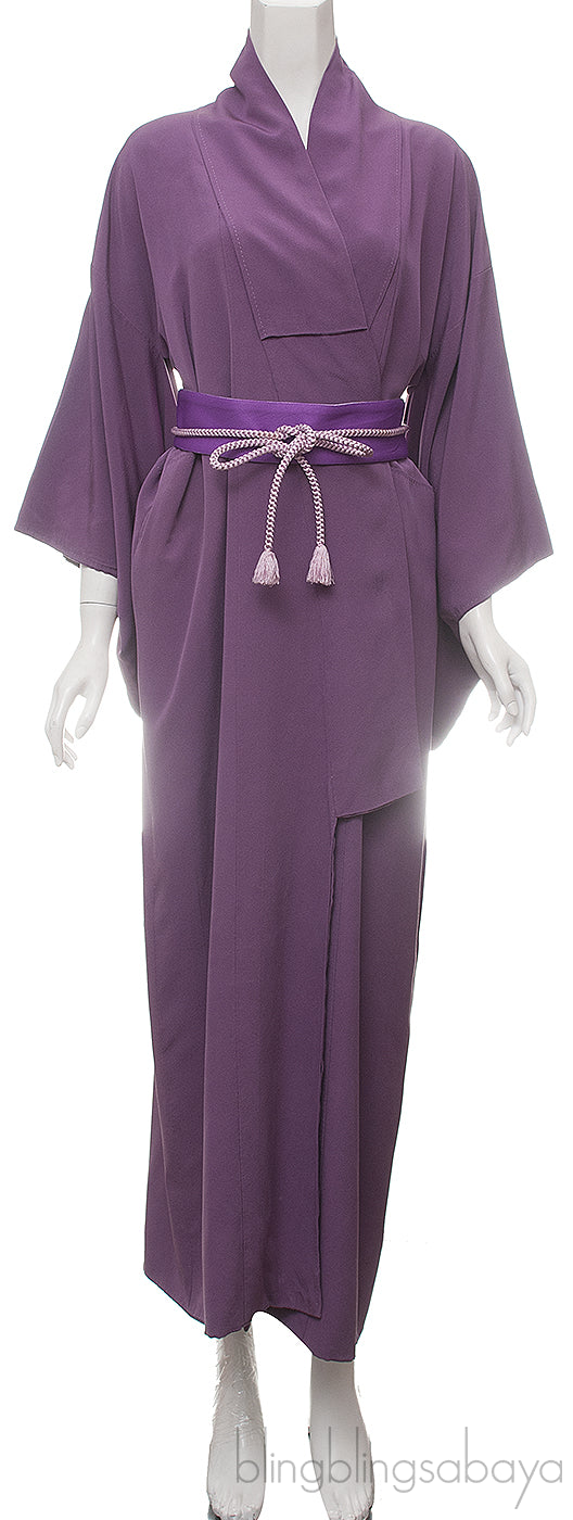 Plain Purple Kimono