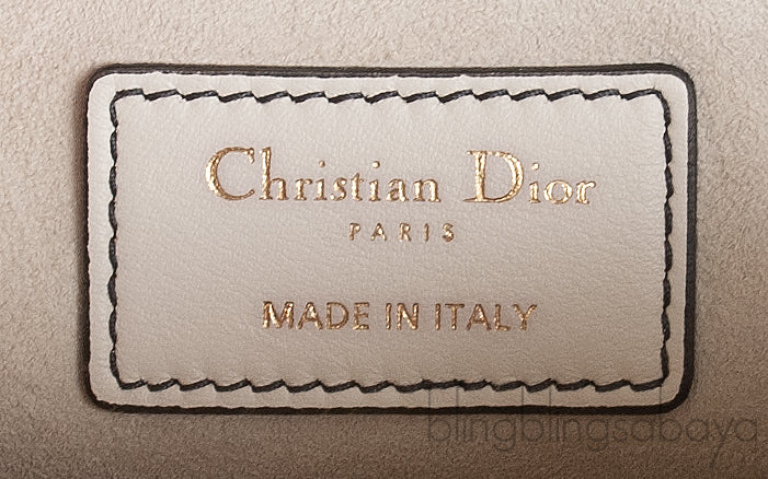 Off-White Lady Dior Calfskin Niki De Saint Phalle Love Medium Supple Bag