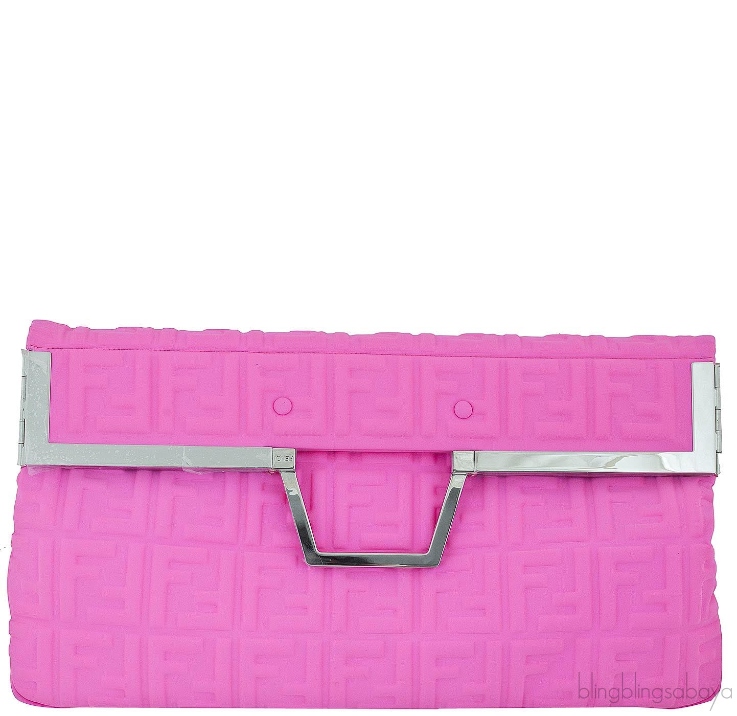 Flat Shopping Bag Neon Pink Large