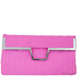 Flat Shopping Bag Neon Pink Large
