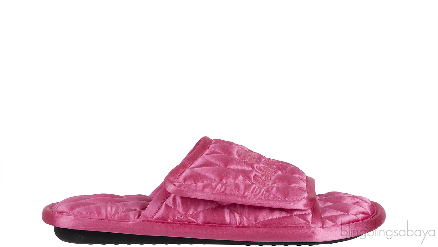 Home Quilted Satin Slides