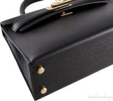 Kelly 20 Black Epsom Sellier GHW