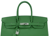 Birkin 35 Vert Bengale Epsom PHW