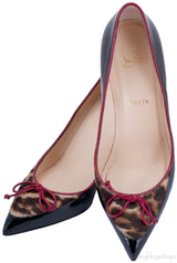 Black Leopard Pony 85 Pumps