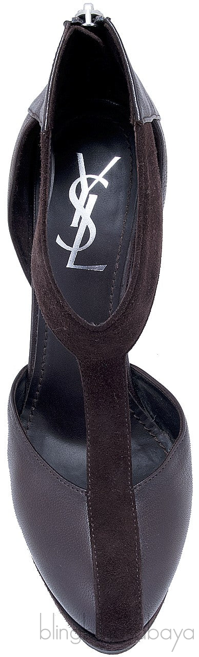 Easy Tribute Brown T-strap