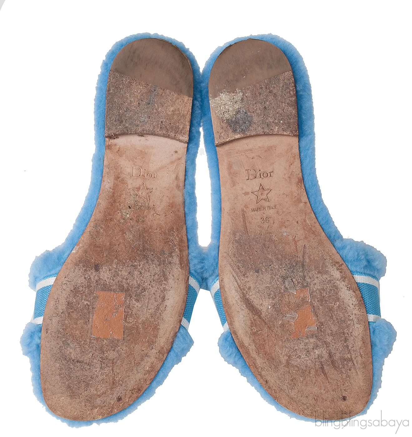 Christian Dior Chez Moi Blue & White Slide