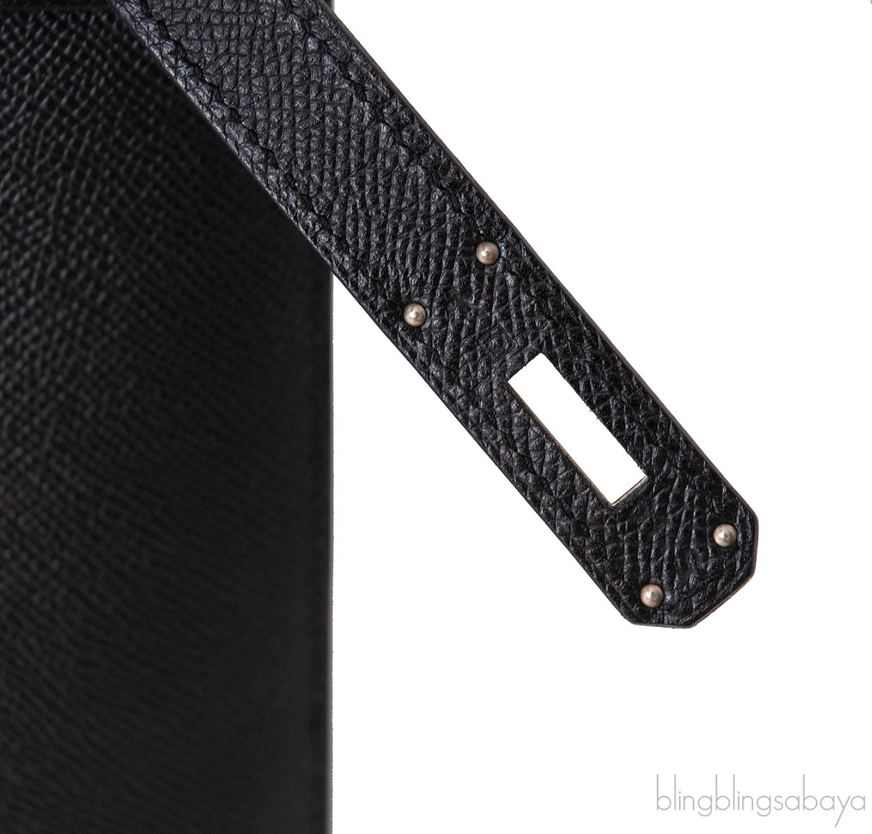 Kelly 32 Black Sellier Epsom PHW