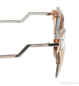 Fendi FF0041/s Peach Cat Eye Sunglasses