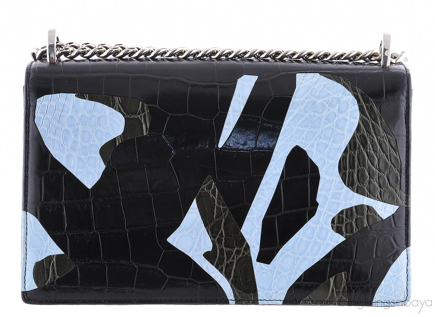 Diorama Marquetry Crocodile Bag*