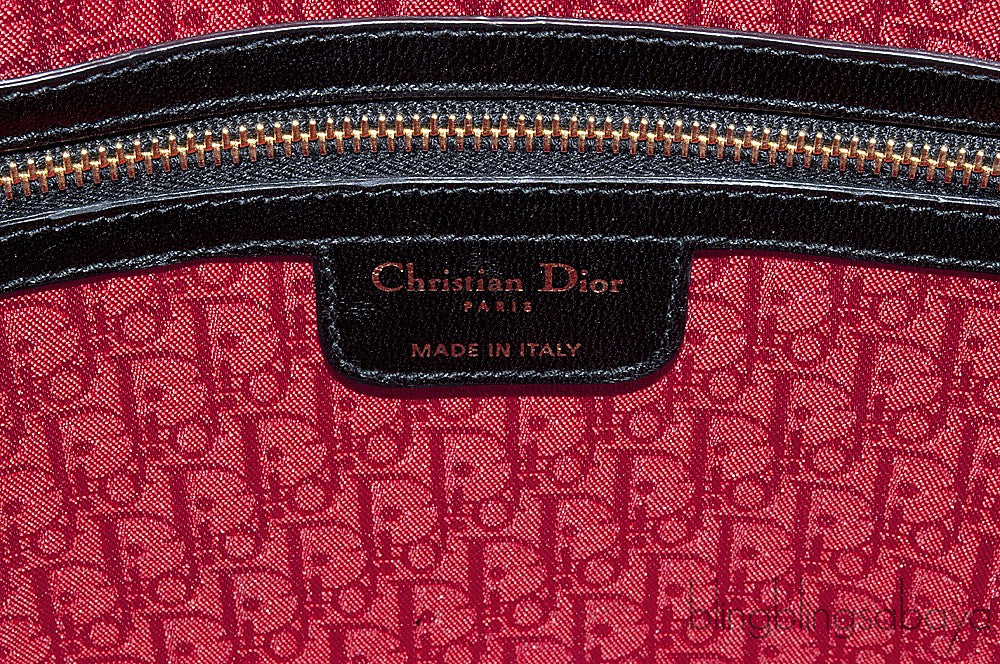Lady Dior Large Black Quilted Bag