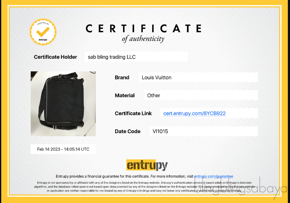 Louis Vuitton Black Denier Geant Canvas Messenger