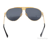 Linda Farrow LFL461 Black & Gold Aviator Sunglasses